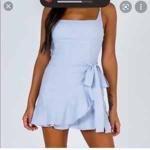 Blue princess Polly cottage hill mini dress NWT